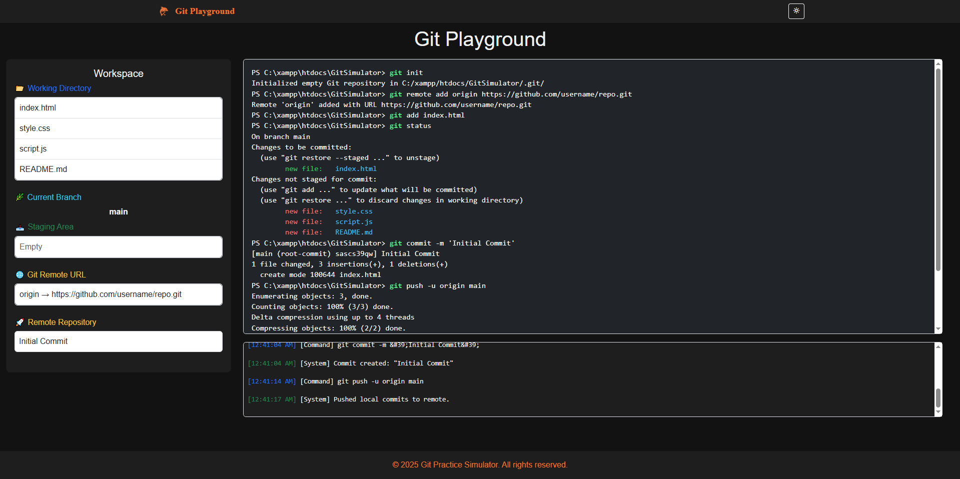 Git Playground